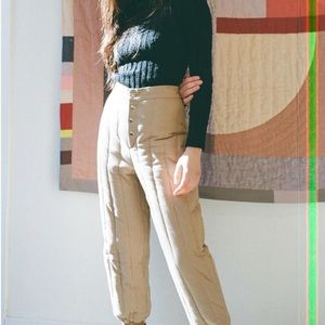 Kordal Studio Quilted Riley Pants - New With Tags